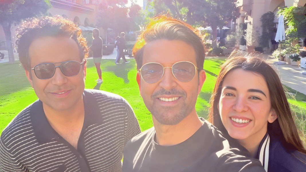 ಹೃತಿಕ್ ರೋಷನ್ ರಜೆ ಫೋಟೋ; ಸಾಬಾ ಕಮೆಂಟ್ — ‘The best bois’